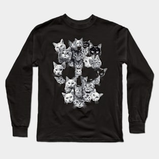 Cat Skull Jewelry Long Sleeve T-Shirt